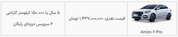 فروش فوق العاده آریزو ۶ پرو از امروز ۲۳ مهرماه +جدول و شرایط فروش فوق العاده آریزو ۶ پرو از امروز ۲۳ مهرماه +جدول و شرایط