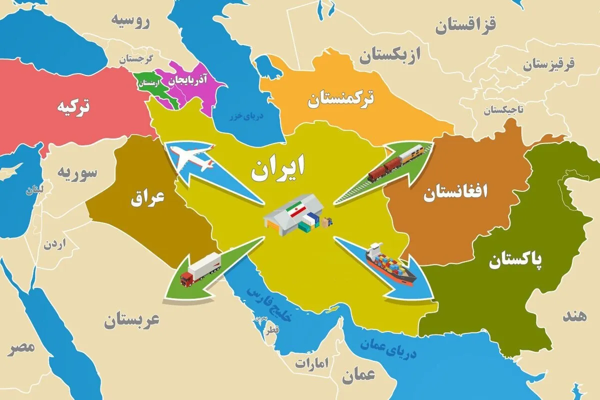 بازار بزرگ کشورهای همسایه، ابزار ایران در پرهزینه‌کردن تحریم برای دشمن