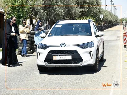 تست رانندگی اختصاصی سایپا ویژه بانوان خبرنگار با استقبال گسترده برگزار شد