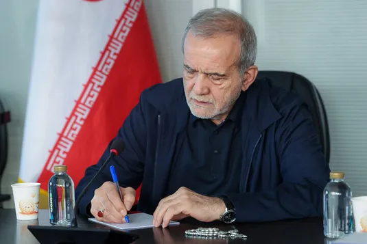 پیام قدردانی پزشکیان از دولت و ملت جمهوری عراق به زبان عربی