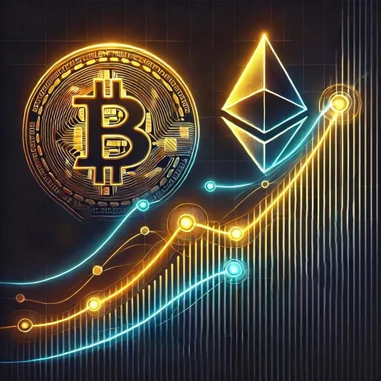 نوسان در کریپتو؛ تردید بیت&zwnj;کوین برای صعود و سبقت اتریوم
