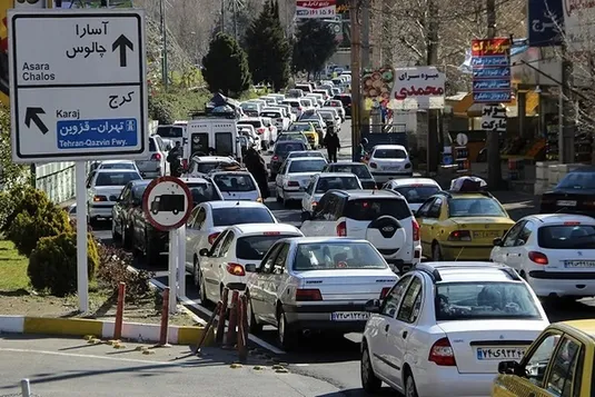 وضعیت تردد در جاده&zwnj;های کشور امروز ۲۸ اسفند ۱۴۰۳