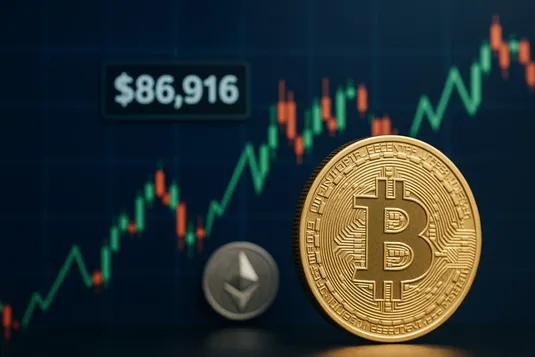 بیت&zwnj;کوین در تقاطع نزول و صعود