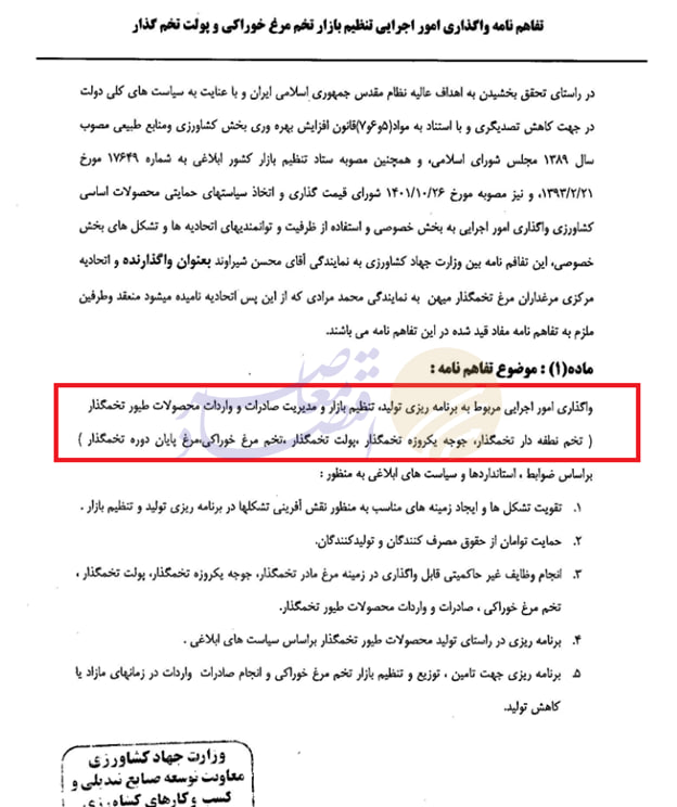 بازگشت تنظیم بازار تخممرغ به ریل نظارت دولت بازگشت تنظیم بازار تخممرغ به ریل نظارت دولت
