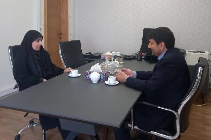 در نشست فرزانه صادق وزیر راه و شهرسازی با سید ستار هاشمی وزیر ارتباطات و فناوری اطلاعات 