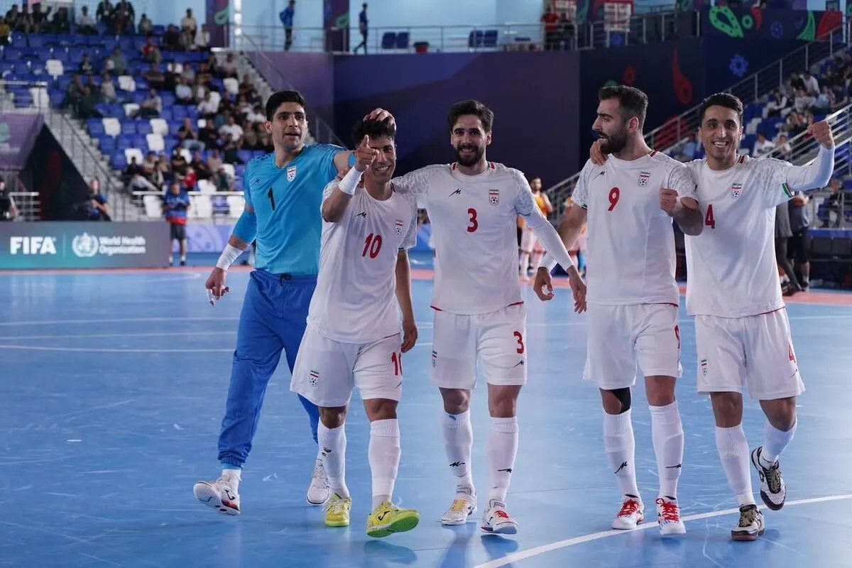ایران ۵ - مراکش ۰/ تیم ملی فوتسال مقتدرانه قهرمان شد