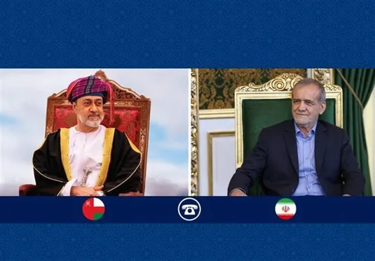 تماس سلطان عمان با پزشکیان