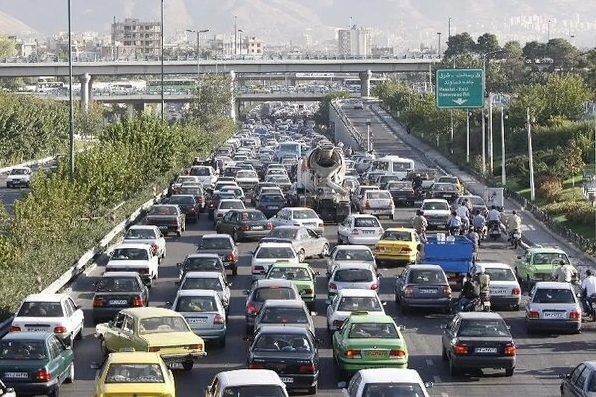 وضعیت ترافیک و تردد در معابر و بزرگراه‌های پایتخت