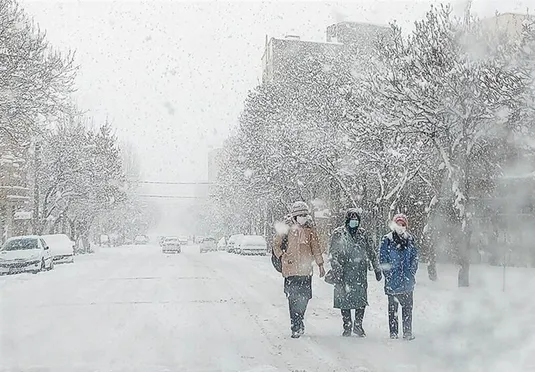 گزارش هواشناسی ۲۷ بهمن ۱۴۰۳/باران و برف در ۹ استان