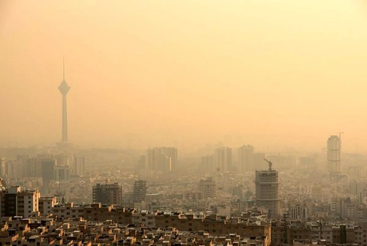 شاخص آلودگی هوای تهران امروز ۲۵ بهمن