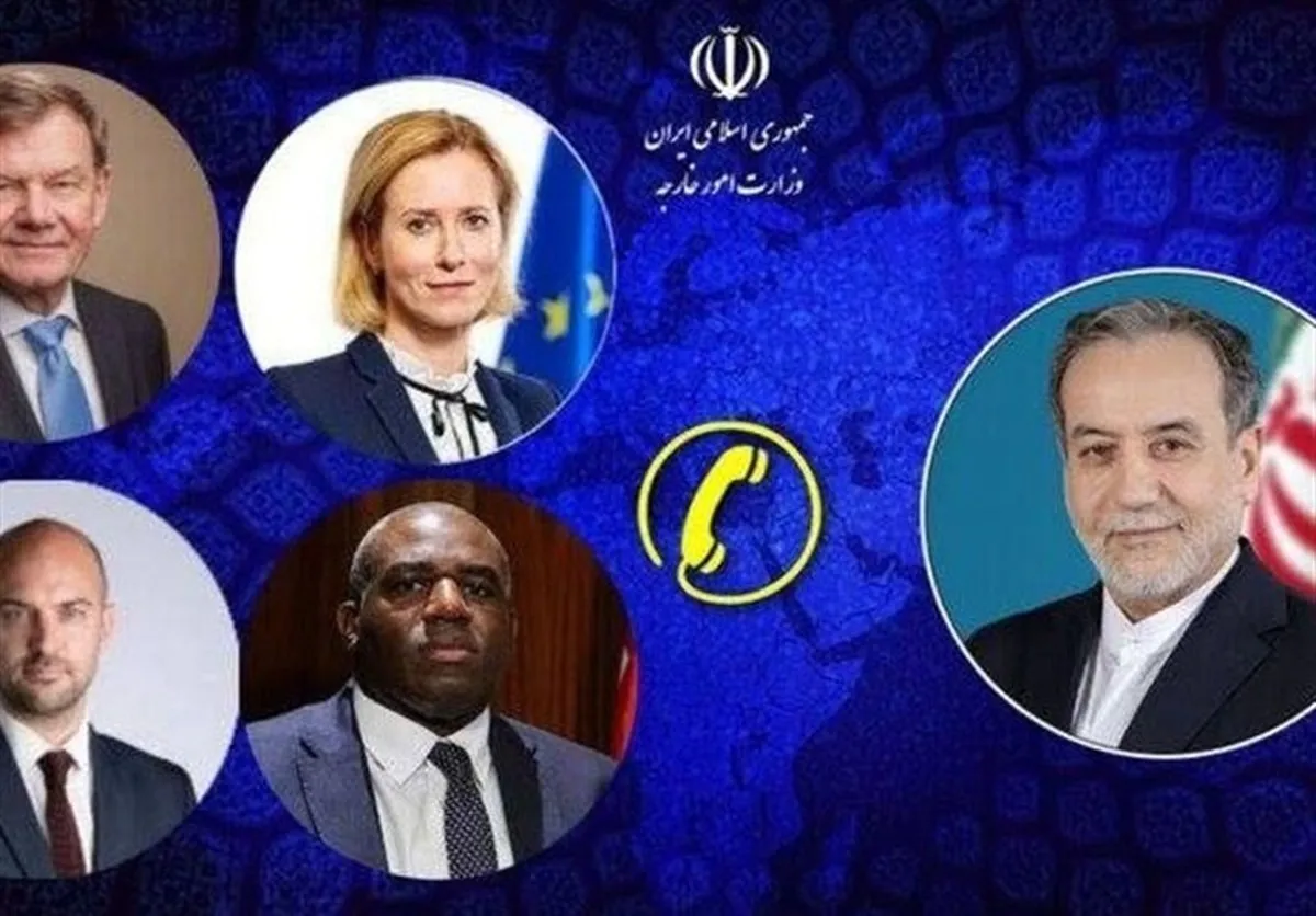 هشدار عراقچی به وزرای تروئیکا و مسئول سیاست خارجی اروپا درباره عواقب «اسنپ‌بک»