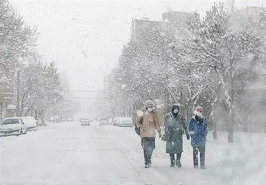 گزارش هواشناسی ۲۷ بهمن ۱۴۰۳/باران و برف در ۹ استان