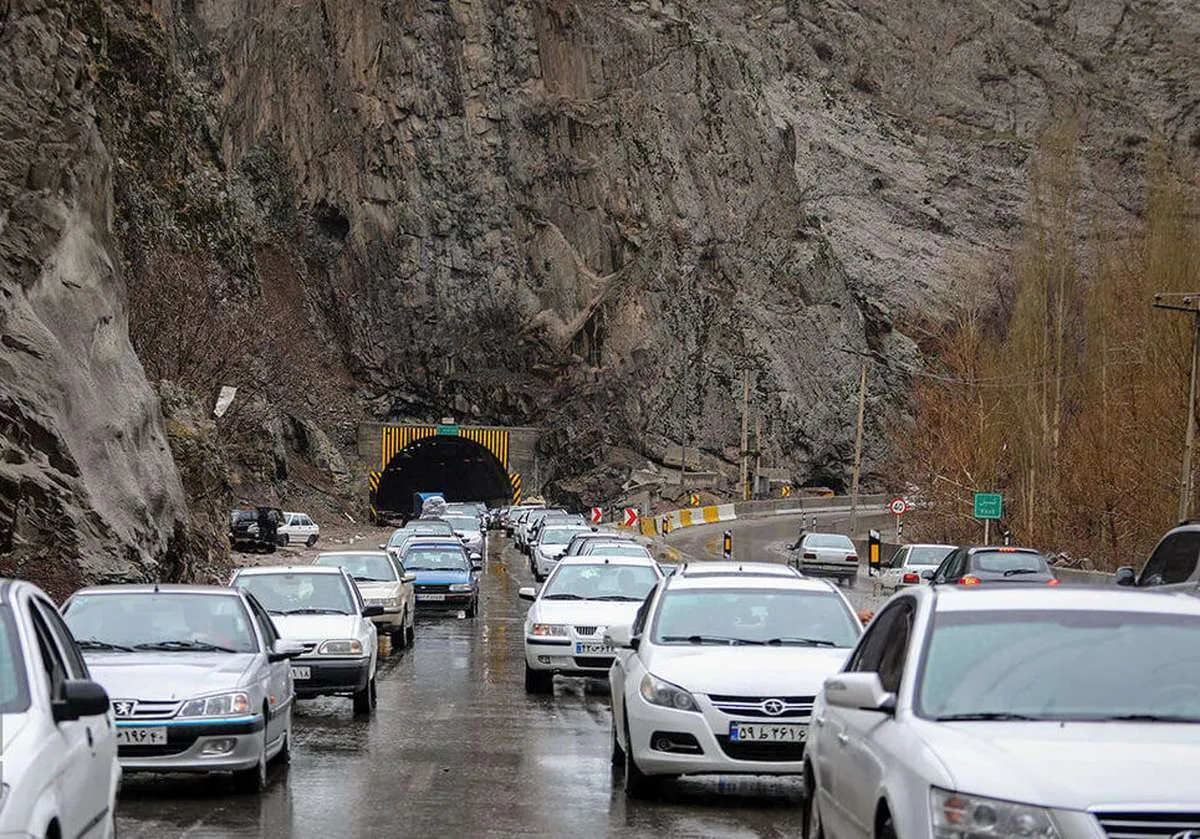 جاده کندوان از سمت چالوس به کرج باز شد