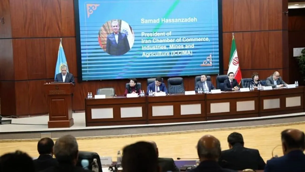 ۶ پیشنهاد مهم و اجرایی رئیس اتاق ایران برای توسعه روابط تجاری با قزاقستان